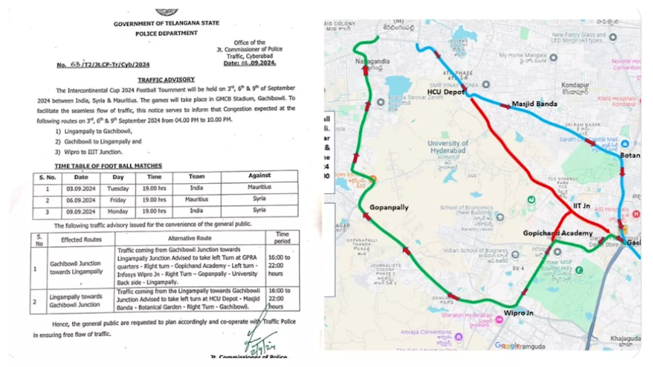 Traffic Advisory: హైదరాబాద్‌ వాహనదారులకు బిగ్‌ అలెర్ట్.. ఈ రూటులో ట్రాఫిక్‌ మళ్లింపులు..