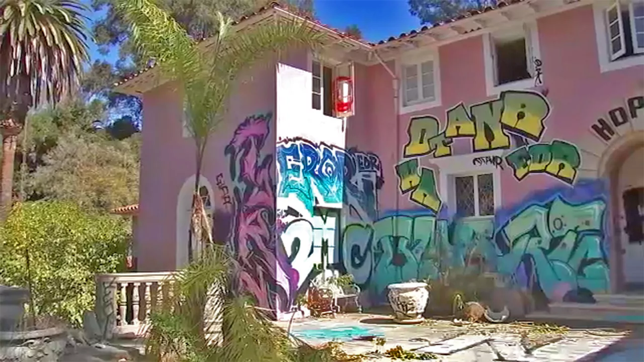 Bel Air mansion on sale for $21 million becomes latest to get hit with graffiti