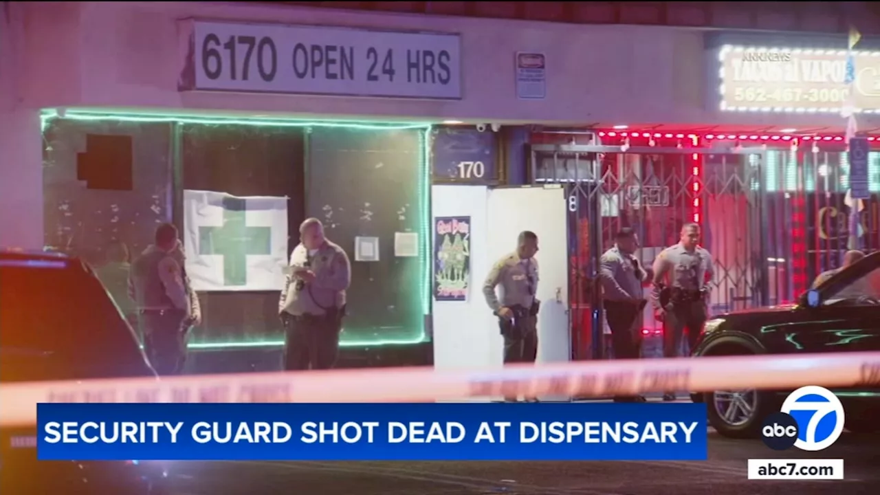 Security Guard Killed During Robbery At Marijuana Dispensary In East Los Angeles