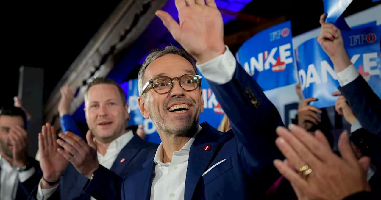 Austria's Freedom Party secures first far-right national election win since World War II