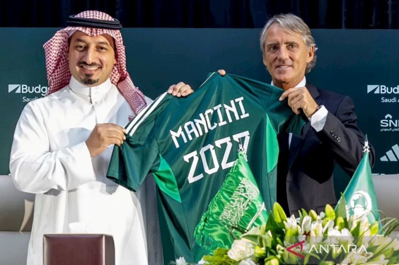 Roberto Mancini Resmi Menerima Jabatan Pelatih Timnas Arab Saudi