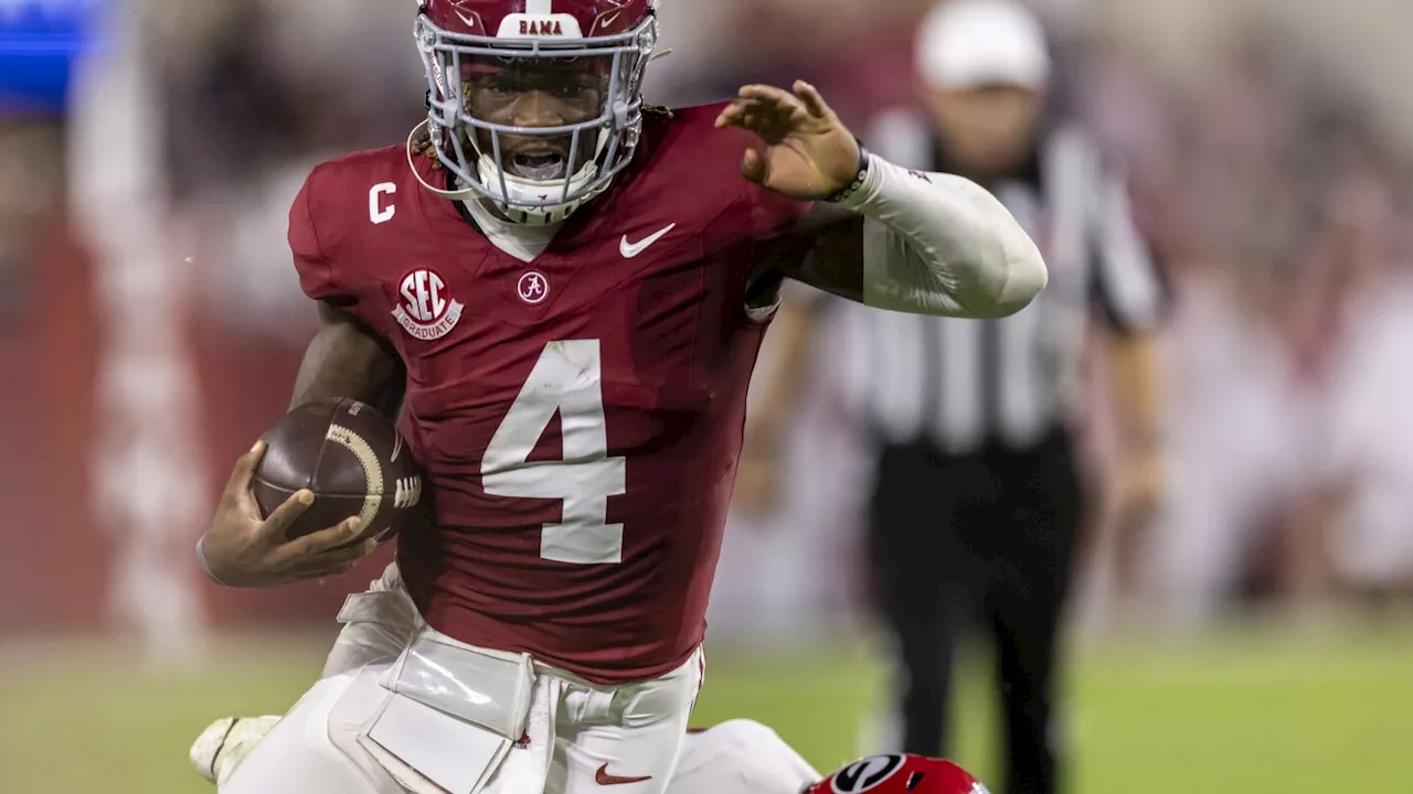 AP Player of the Week: Alabama's Jalen Milroe wins top honors for 2nd time in 3 weeks