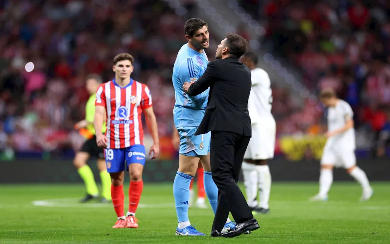 El técnico del Atlético se pronuncia sobre los incidentes con Courtois