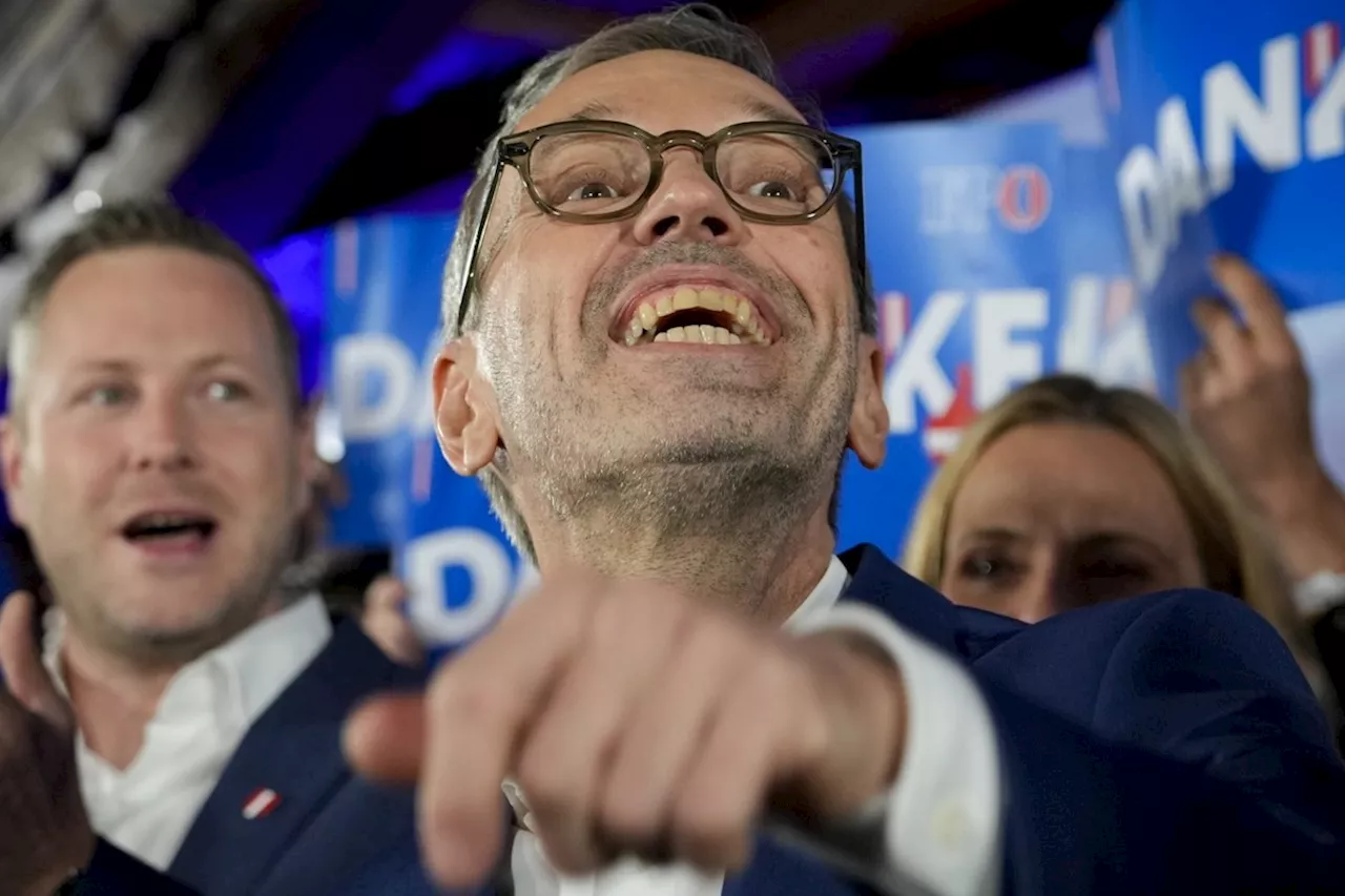 Austria's Freedom Party secures first far-right national election win since World War II