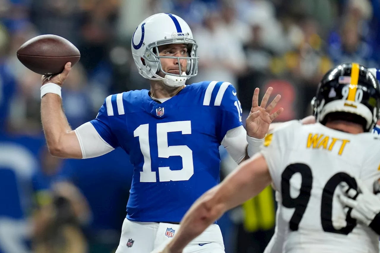 Joe Flacco relieves injured Anthony Richardson and helps Colts hold off Steelers, 27-24