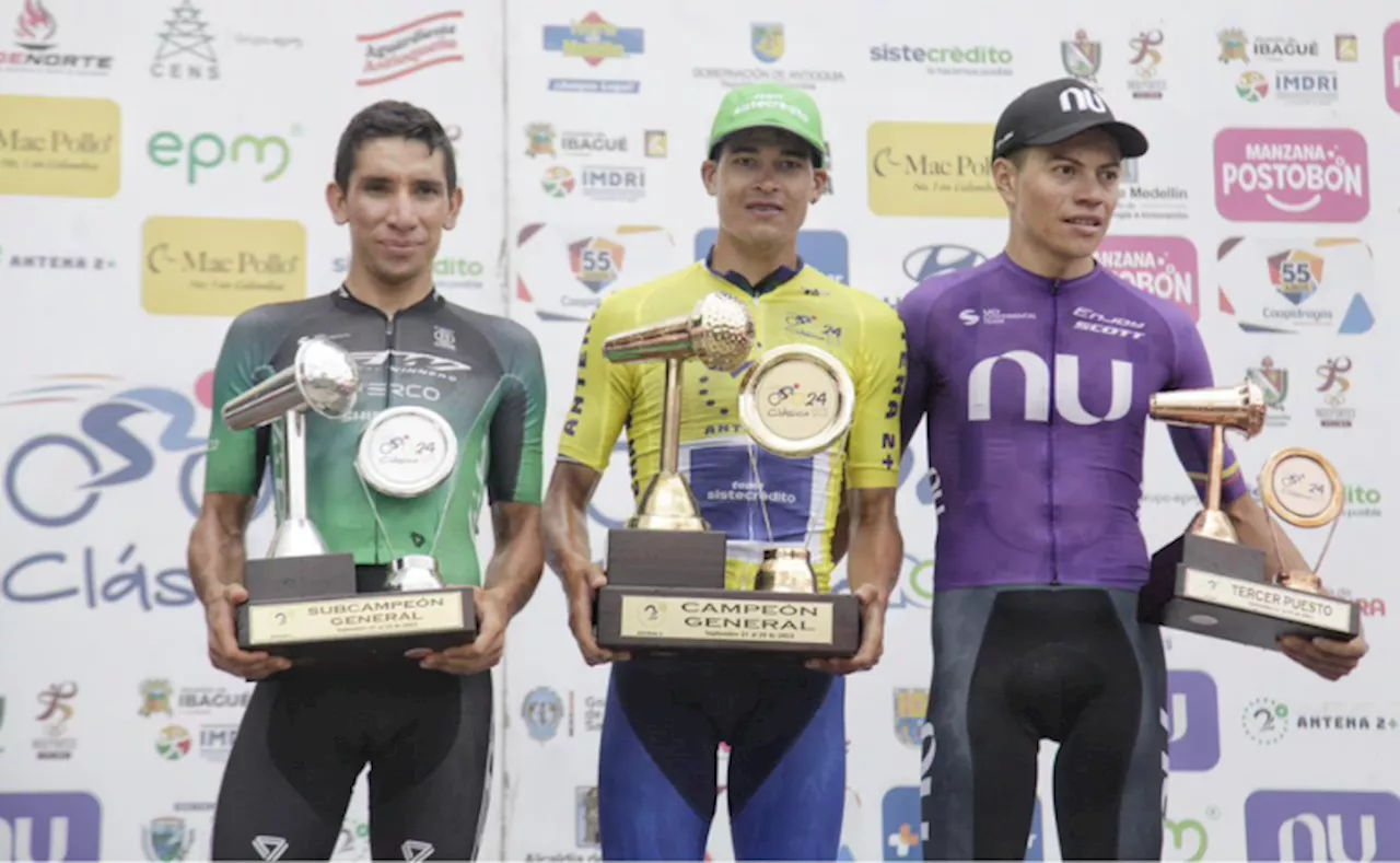 Ciclista Kevin Castillo deslumbra en su presentación en Clásico RCN