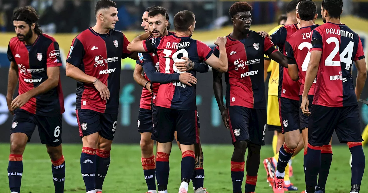 Parma-Cagliari 2-3: Piccoli espugna il Tardini, prima vittoria dei sardi in campionato