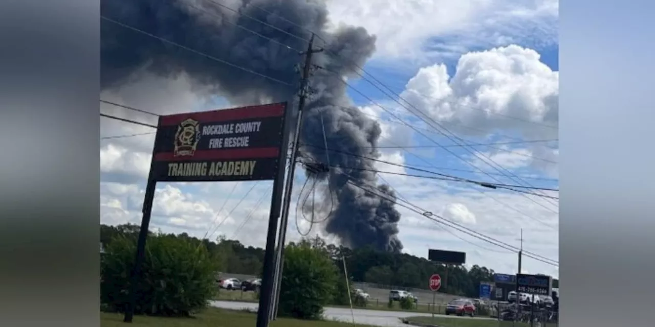 Fire at Georgia chemical facility prompts evacuations, shelter-in-place order