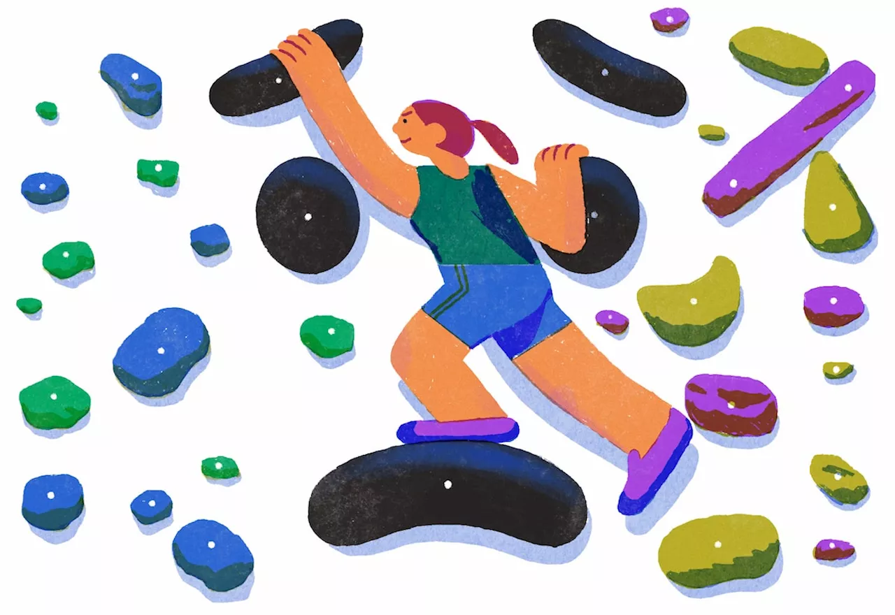 A midlife foray into bouldering offers a new negotiation with fear