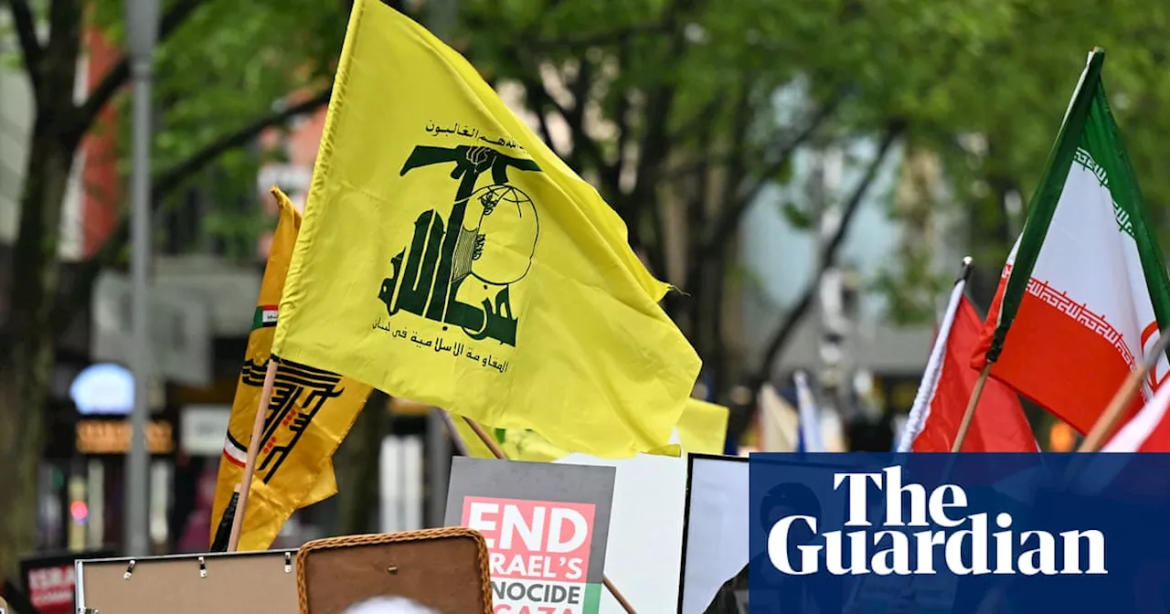 Victoria police identify six possible criminal incidents after Hezbollah flags seen at weekend protests