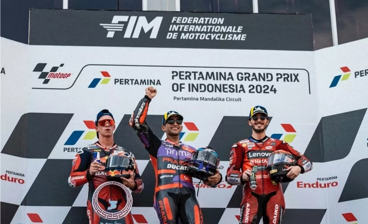 Jorge Martin dan Pedro Acosta Naik Podium MotoGP Indonesia, Motul Beri Apresiasi