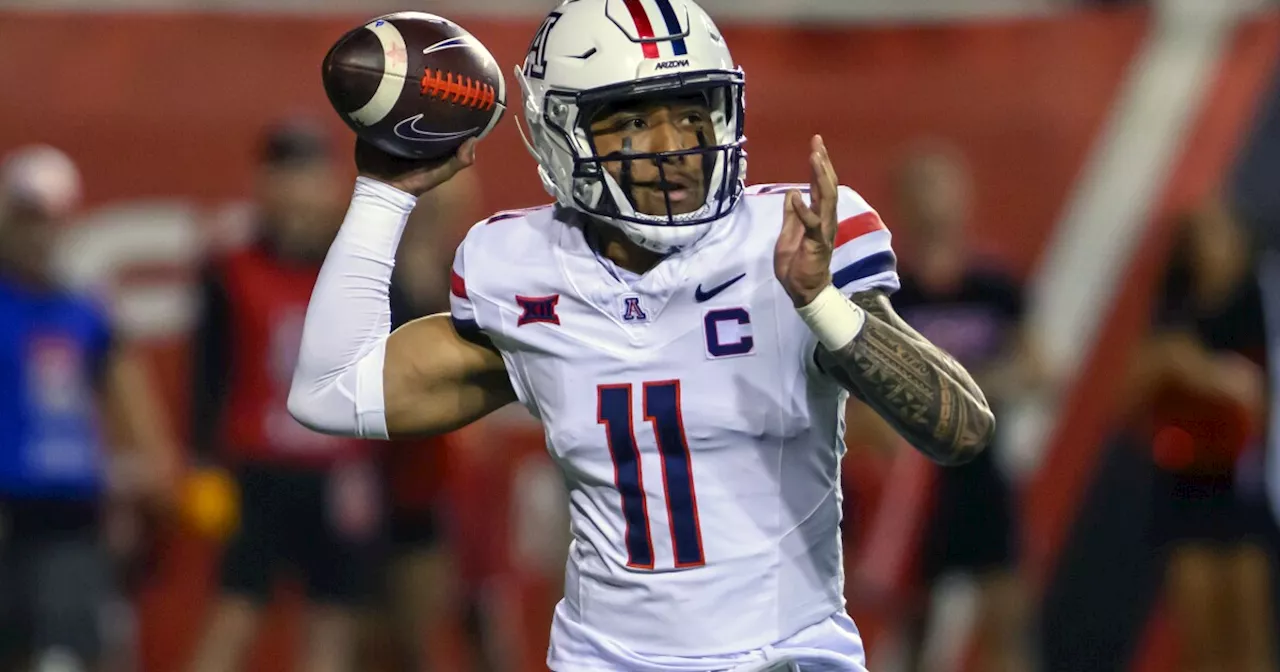 Fifita throws 2 TDs and Arizona's defense stops No. 10 Utah on four 4th downs in 23-10 win