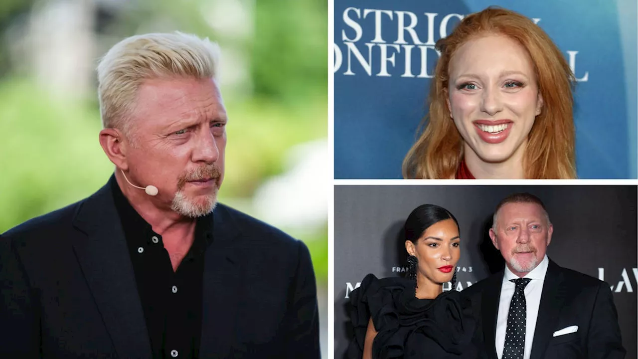 Two of Boris Becker's four children not invited to German tennis star's third wedding