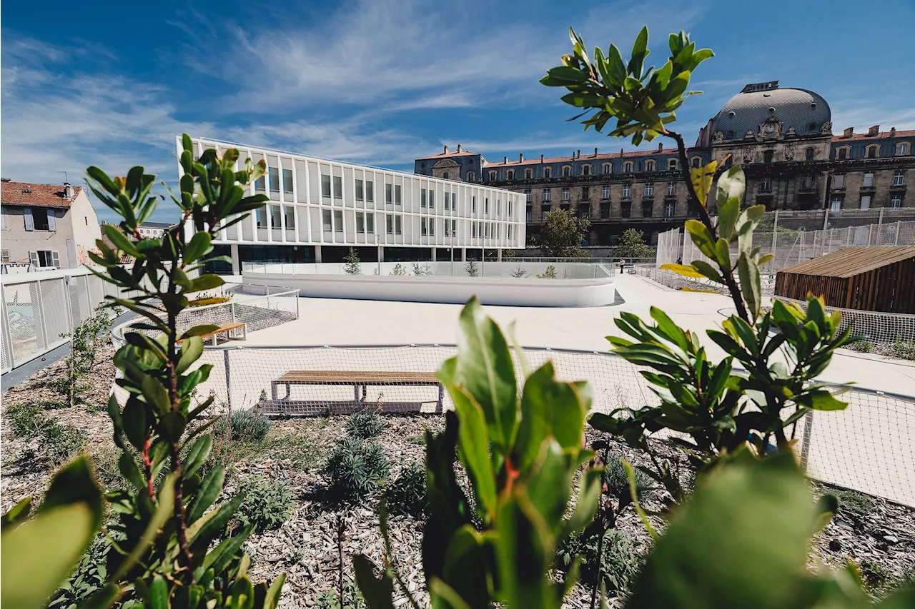 Le groupe scolaire Marceau flambant neuf inauguré à la Belle de Mai