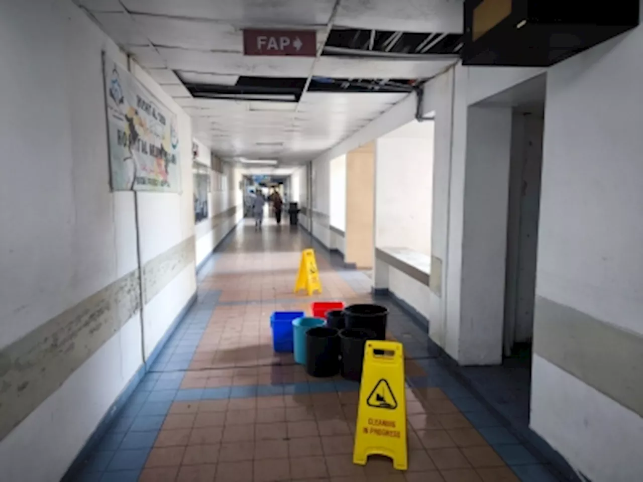 Sibu Hospital struggles with condensation, mould grows amid ceiling leaks near maternity ward