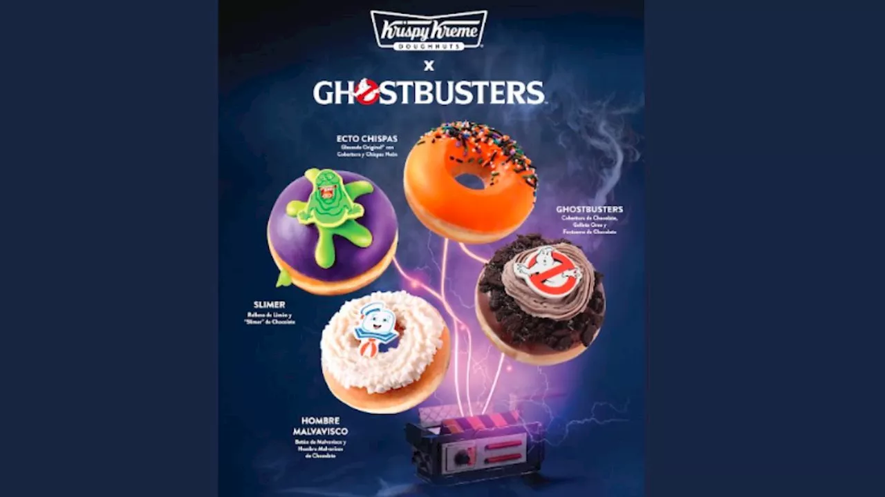 Estas son las nuevas donas Krispy Kreme Ghostbusters: ¡Atrévete a probarlas!