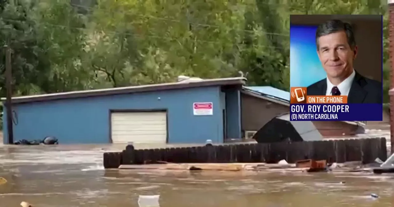 Hurricane Helene damage is 'catastrophic': North Carolina governor