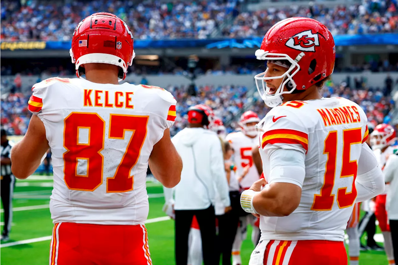 Patrick Mahomes and Travis Kelce help Chiefs rally for 17-10 win over Chargers