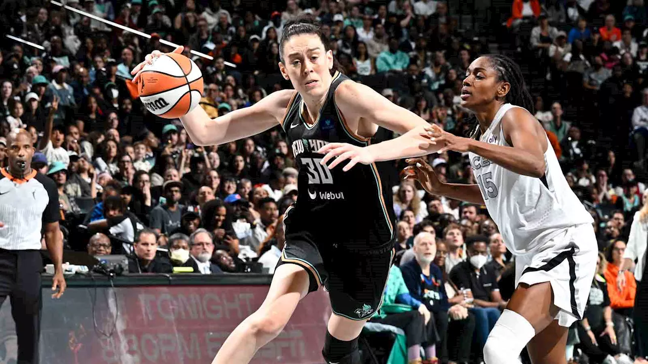 Breanna Stewart leads New York Liberty to Game 1 win over Las Vegas Aces in semifinals