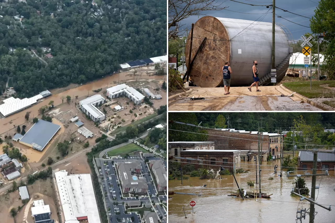 Supplies airlifted into Asheville, North Carolina after Hurricane Helene wreaks 'heartbreak and devastation'