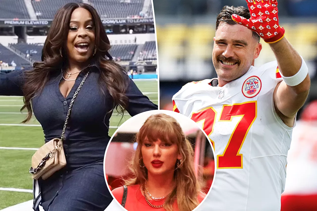 Niecy Nash supports 'Grotesquerie' co-star Travis Kelce at Chiefs vs. Chargers game that Taylor Swift skipped