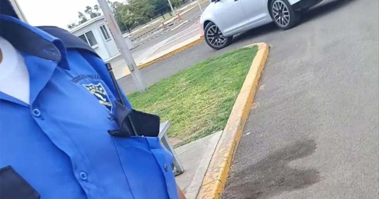 Personal de seguridad privada en Irapuato criticado por aparente ebriedad