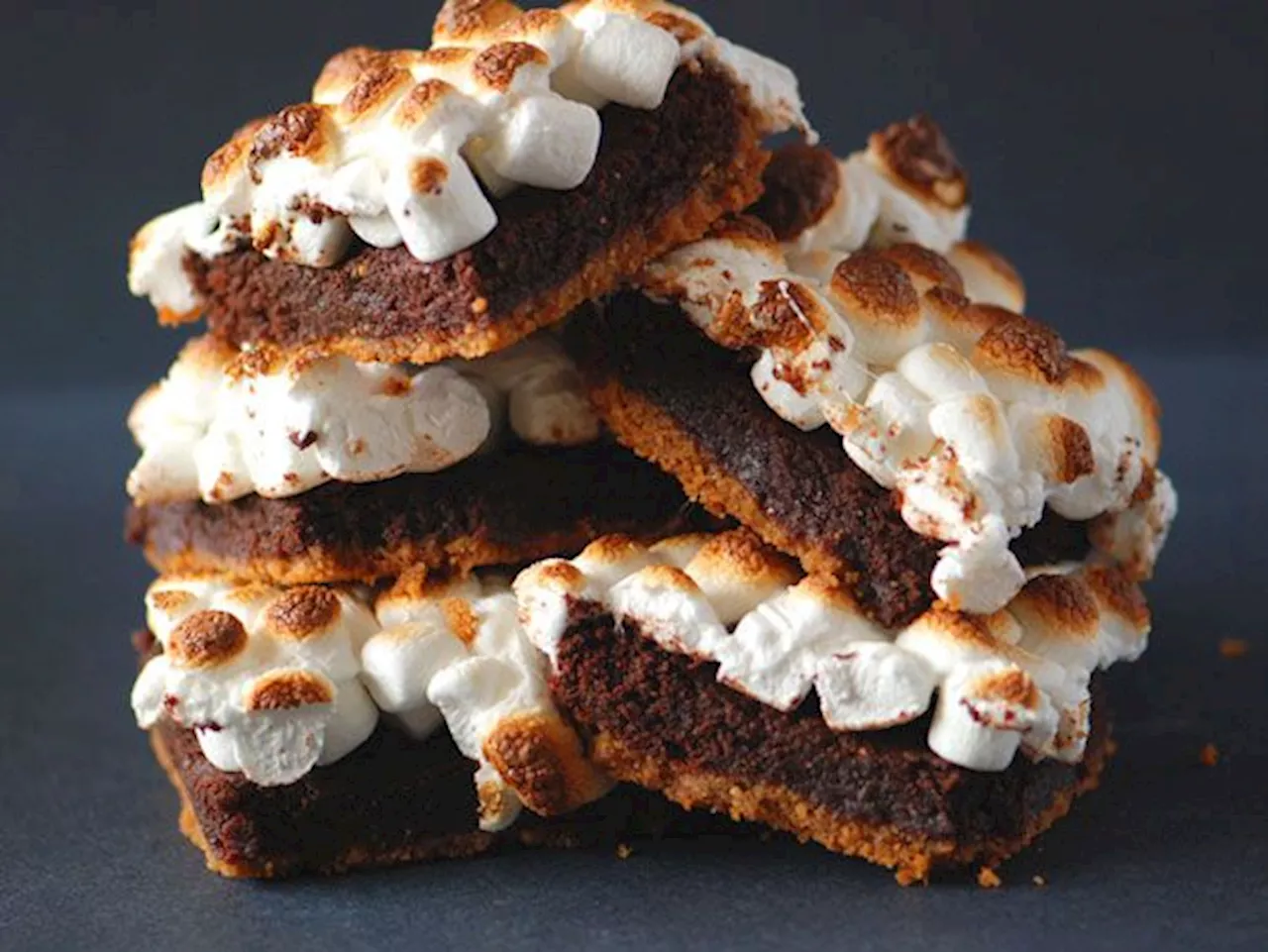 S'mores Brownie Bars Recipe