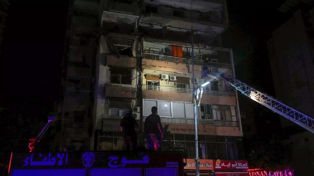 Israeli airstrike hits large apartment building in Beirut’s city limits