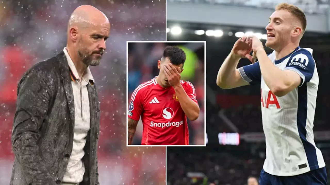 Man Utd fans give damning assessment on Erik ten Hag following 3-0 defeat to Spurs