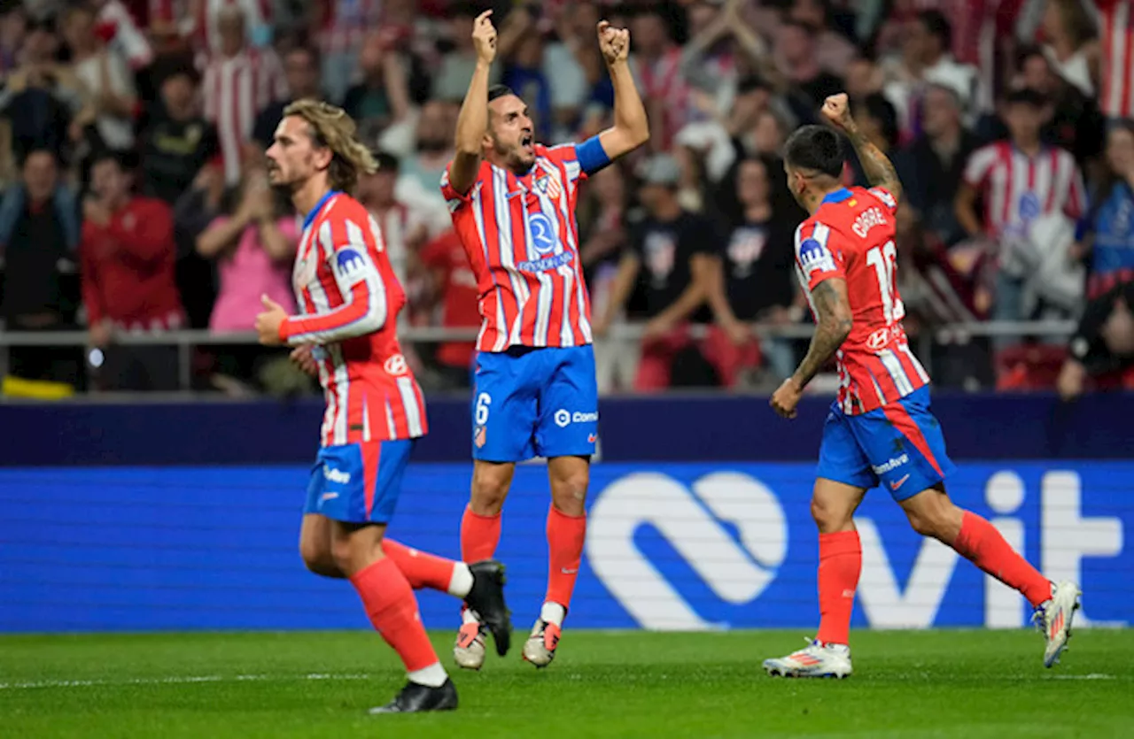 Correa's late equalizer snatches Atletico Madrid derby draw against Real Madrid