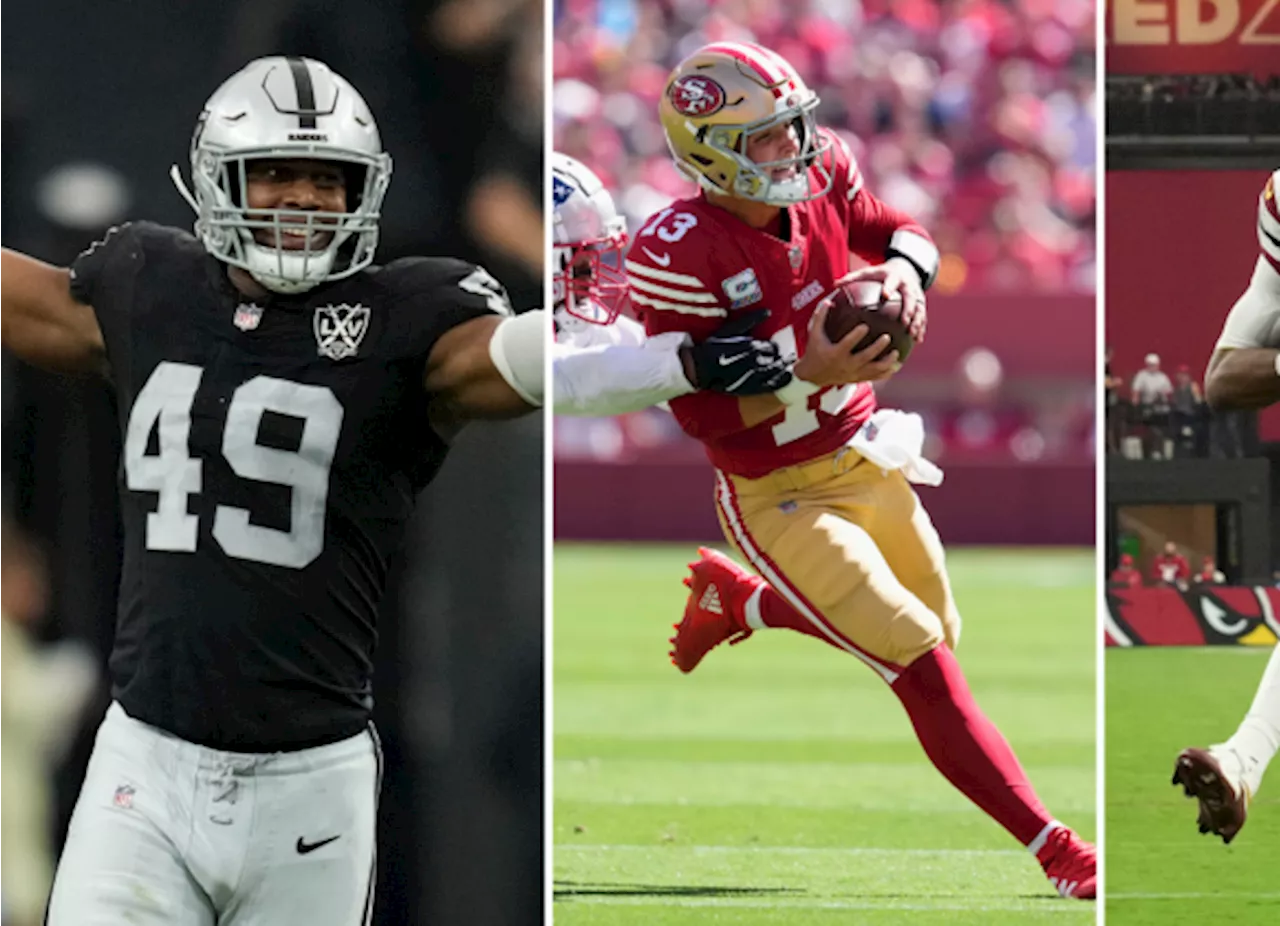 Los 49ers, Commanders, Raiders y Chiefs triunfan en la jornada vespertina de la NFL