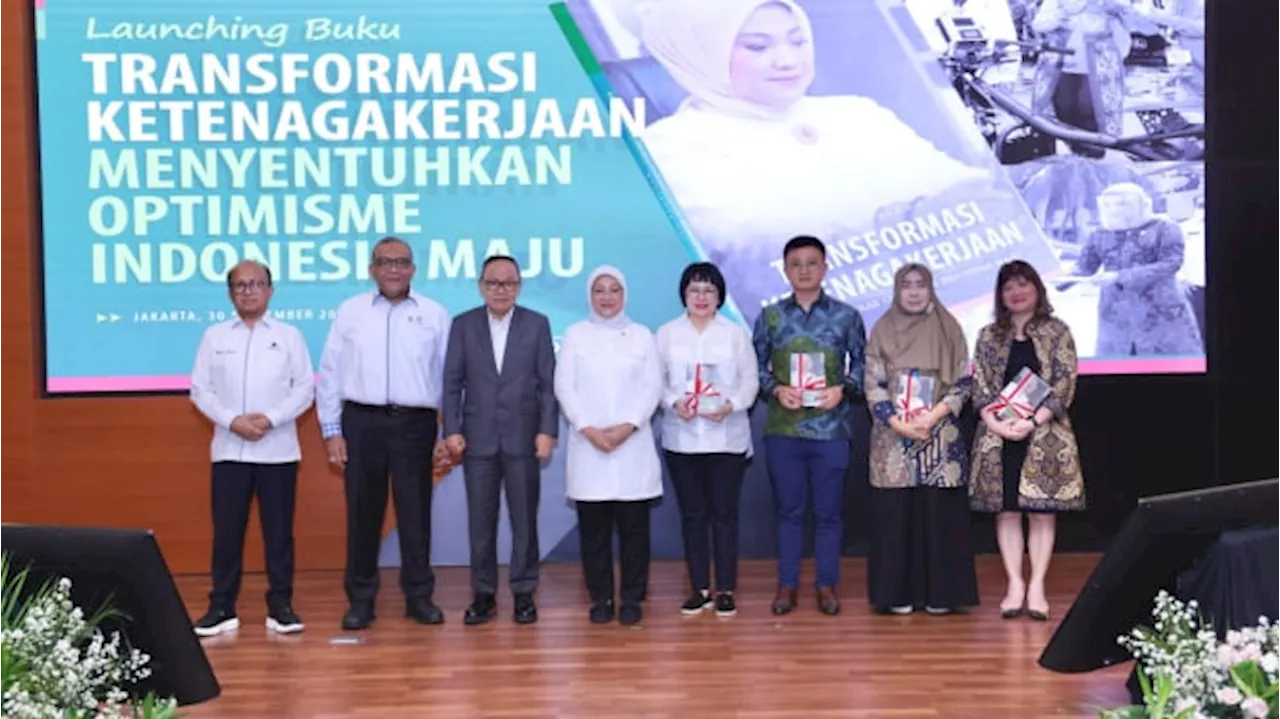 Menaker Ida Luncurkan Buku Transformasi Ketenagakerjaan Menyentuhkan Optimisme Indonesia Maju