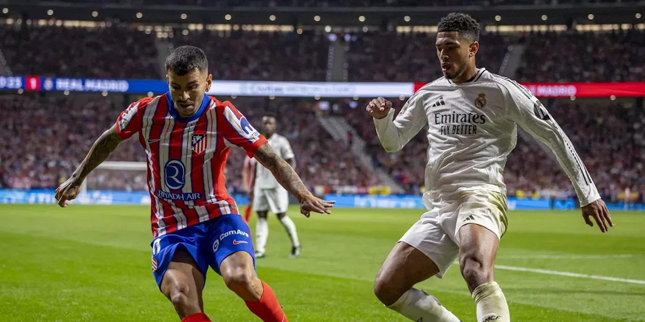 Atlético Madrid en Real Madrid delen punten in tumultueuze derby