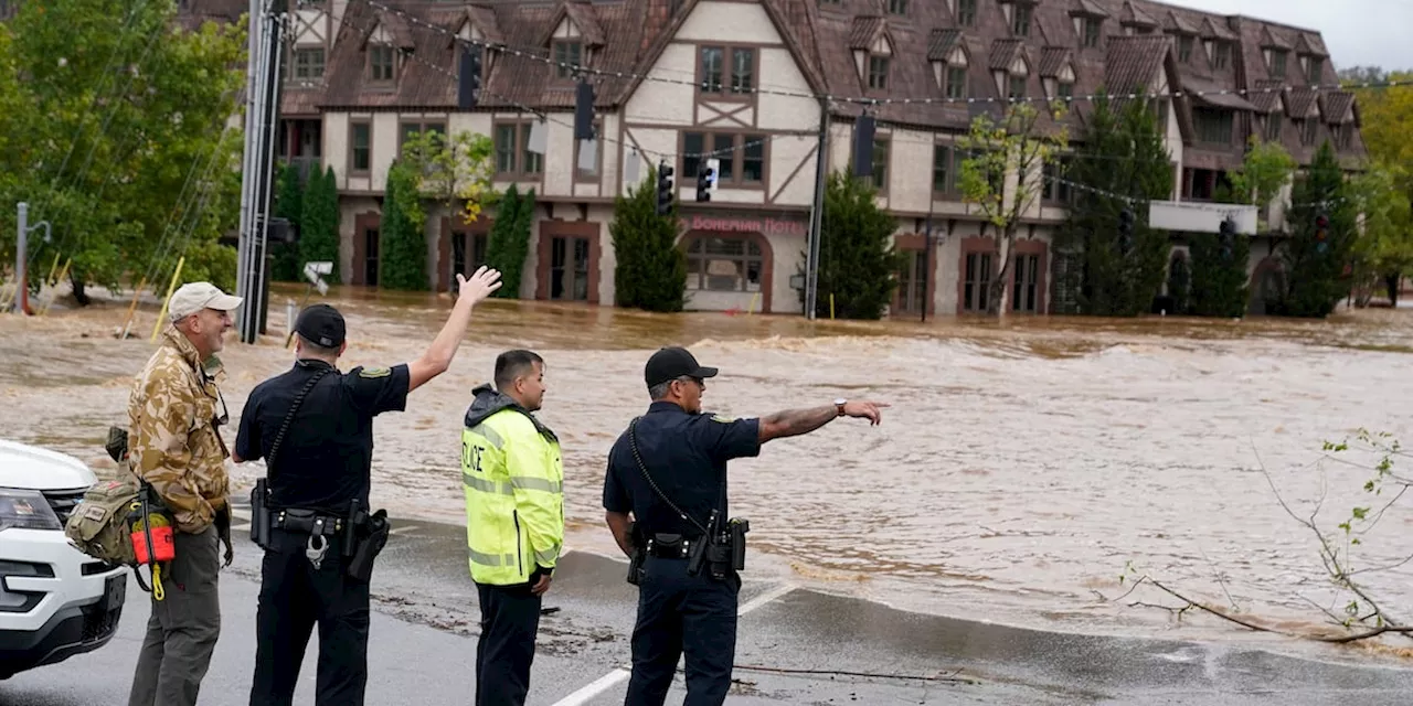 Asheville has been isolated after Helene wrecked roads and knocked out power and cell service