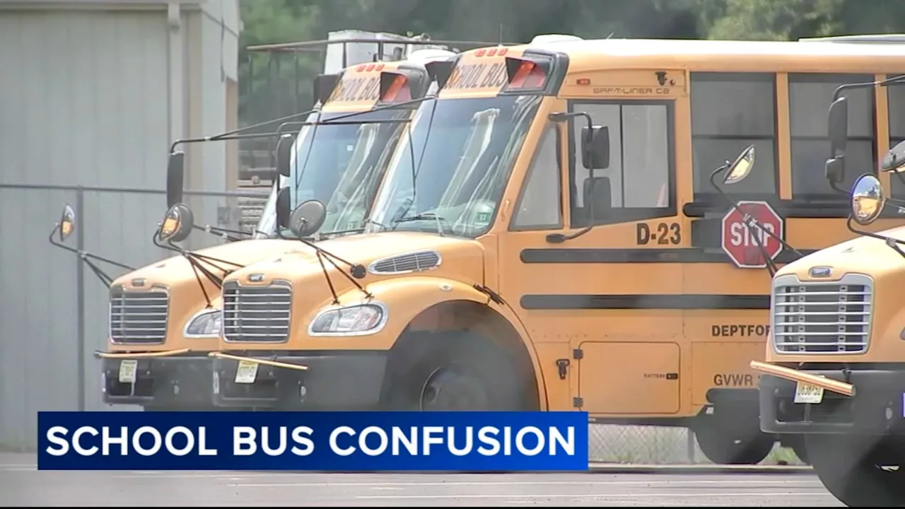 Deptford Twp. parents frustrated over missing, changing bus info ahead of first day of school