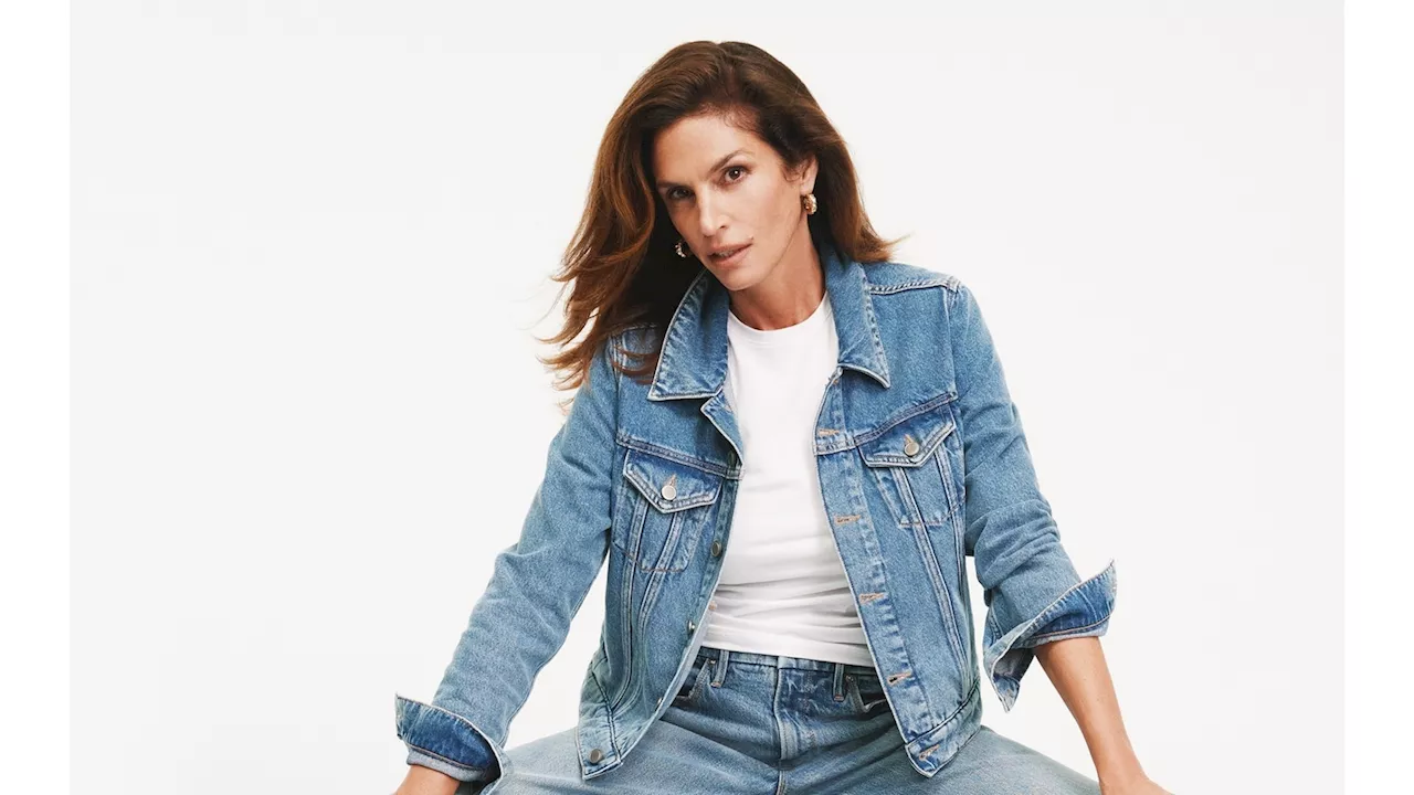 Cindy Crawford fronts latest Good American ad wearing denim on denim