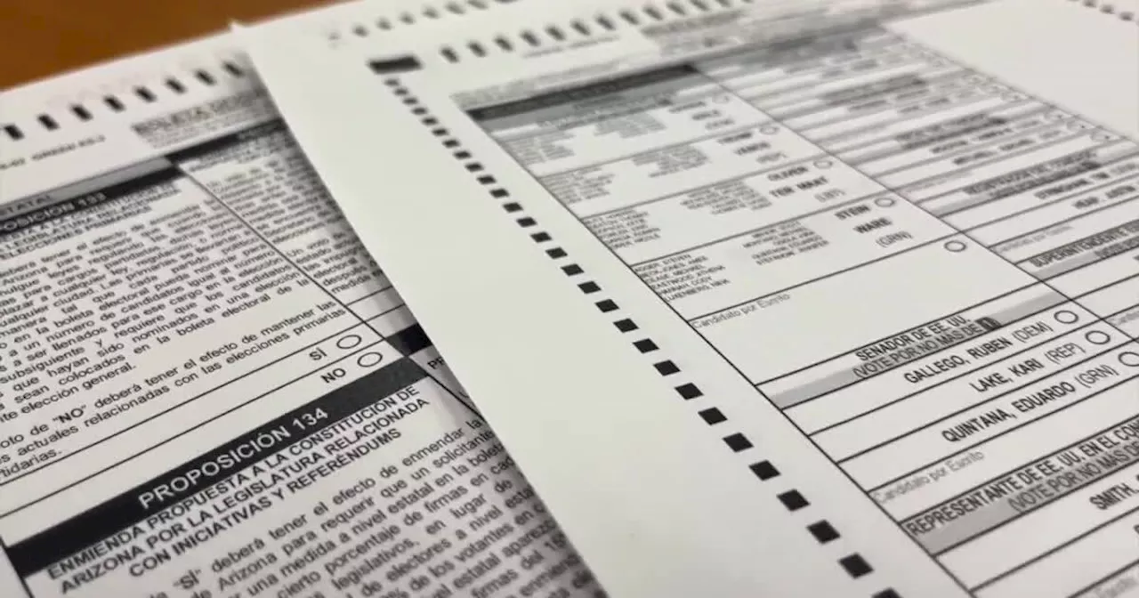 Maricopa County unveils new two-page ballot for 2024 general election