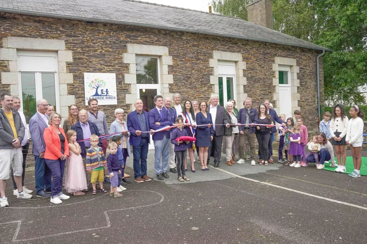 Près de Ploërmel : cette ancienne école a été transformée en garderie