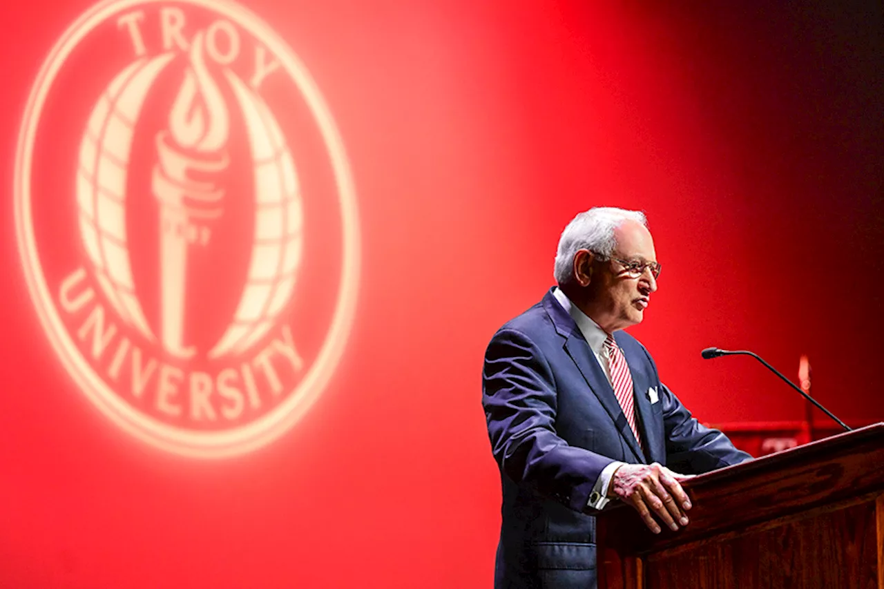 Troy University Chancellor Dr. Jack Hawkins announces retirement