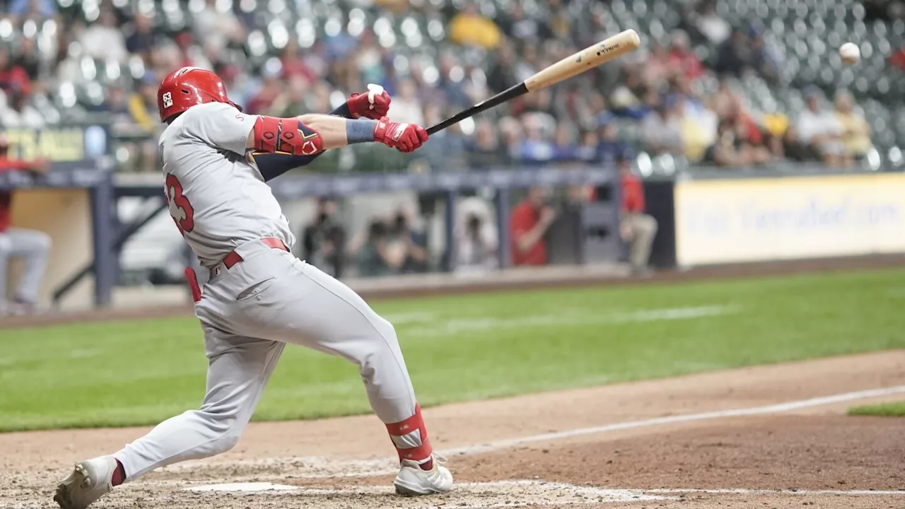 Siani's 2-run single leads Cardinals to 7-4 win over Brewers in 12 innings