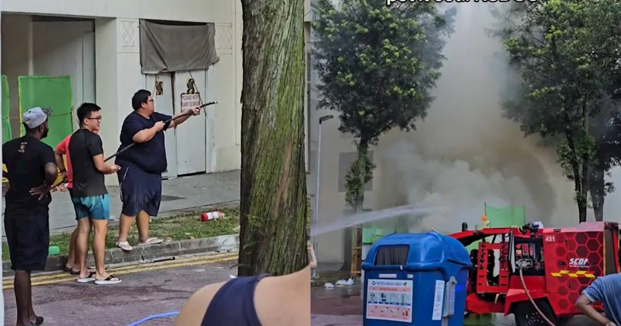 'Keeping kampung spirit alive': Woodlands residents praised for containing fire before SCDF arrives