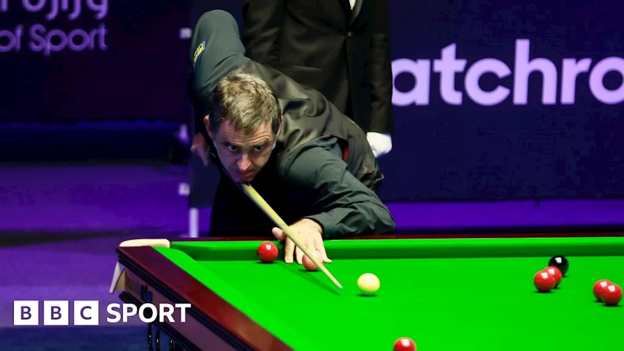 Saudi Arabia Masters snooker: Ronnie O'Sullivan reaches quarter-finals after comeback