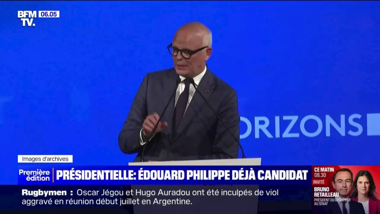 Présidentielle 2027: comment l'annonce précoce de candidature d'Édouard Philippe est perçue