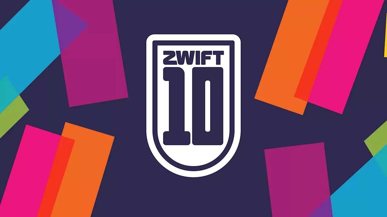 Zwift Celebrates 10 Years with New Features, Races, Maps, and Events