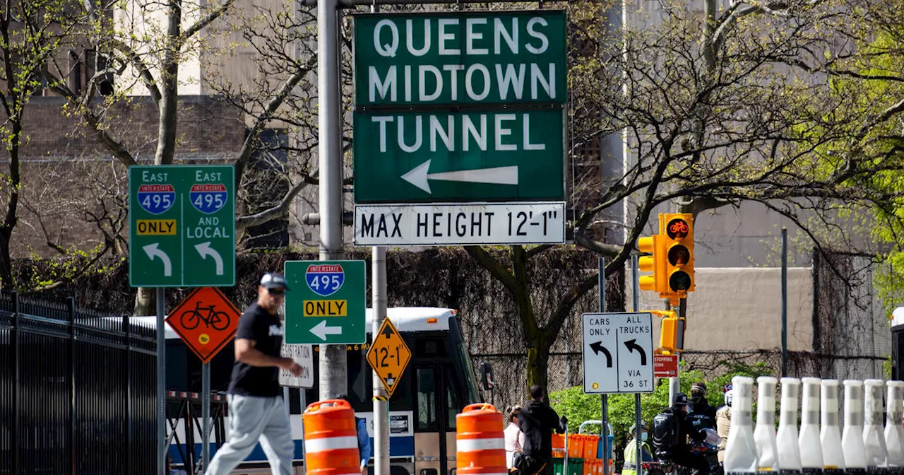 Watch live: Queens-Midtown Tunnel partially shut after contractor drills into tunnel, sources say