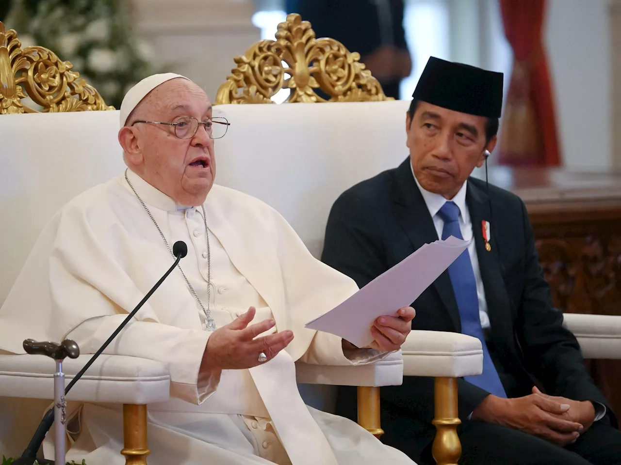 El Papa Francisco, desde Indonesia, pidió 'incrementar el diálogo interreligioso' para luchar contra 'el extremismo'