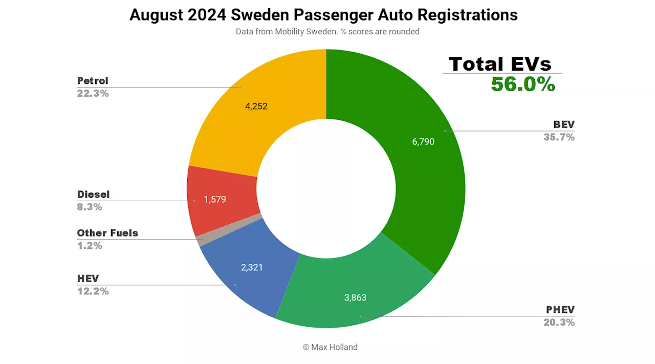 EVs Take 56.0% Share In Sweden — CUPRA Tavascan Debuts