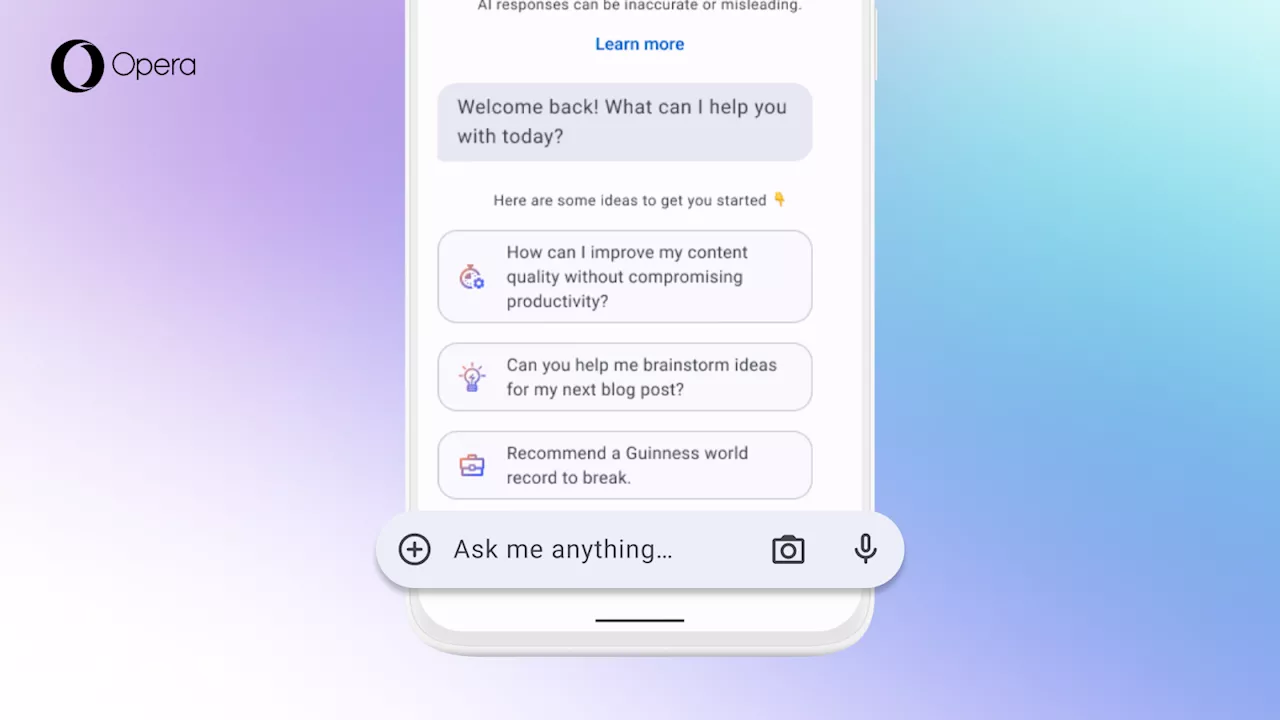 Sur Android, Opera utilise son IA pour offrir une alternative à Google Lens