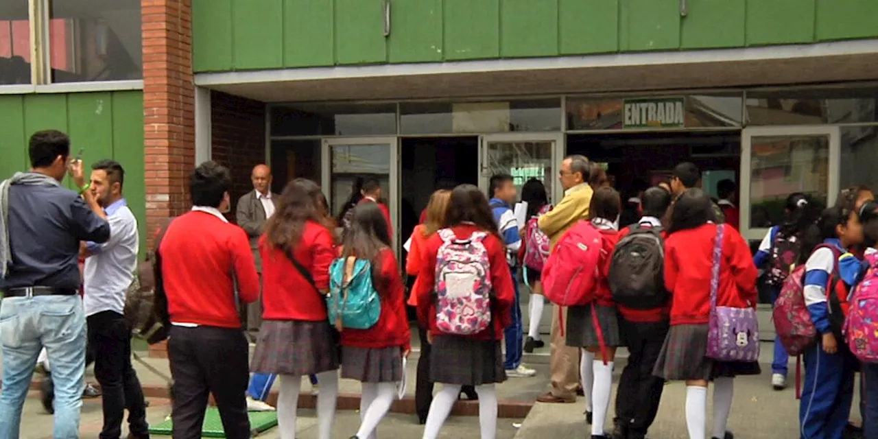 Se suspenden las clases en los colegios públicos de Bogotá por manifestaciones