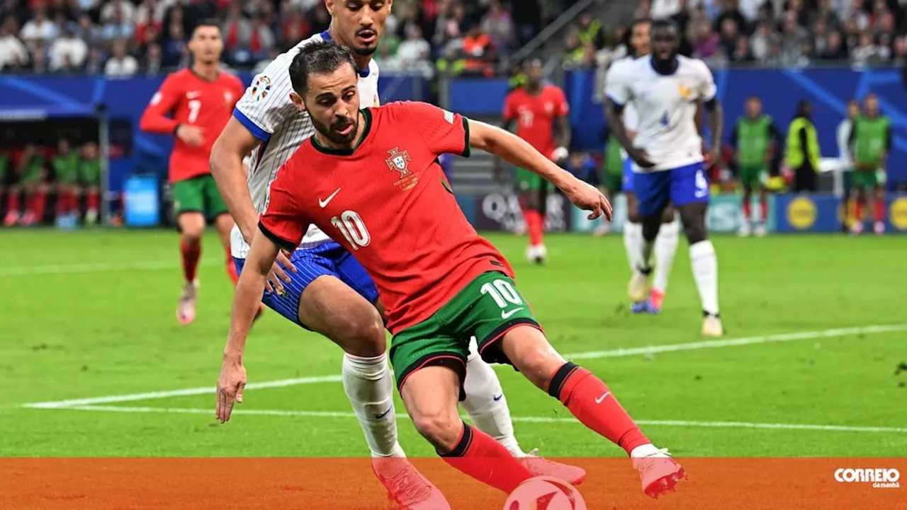 'Não podemos ficar satisfeitos': Bernardo Silva assume insatisfação sobre a prestação no Euro2024